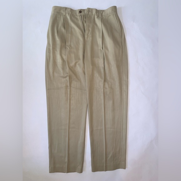 Tommy Bahama Pleated Dress Pants 100% Silk - Picture 5 of 6